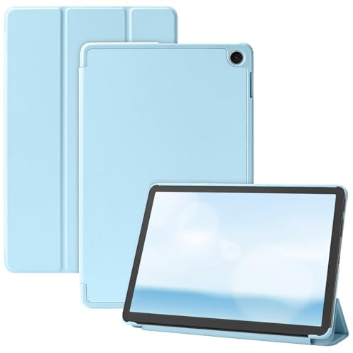 KBCASE Hülle für Amazon Fire Max 11 Tablet (13. Generation, 2023) 11, Slim Tablet Hülle für Kindle Fire Max 11 Tablet Hülle mit 2 Winkel Auto Schlaf/Aufwach Einhandbedienung, Schwarz