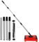 UK Carpet Floor Sweeper with Horsehair Manual Carpet Sweeper Cleaner Non-Electric Carpet Broom Sweeper Efficient Hand Push Carpet Sweeper Rug Roller Brush Push for Cleaning Pet Hair Loose Debris Lint