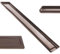 KADAX Soucoupe pour pot de fleurs, soucoupe en plastique, dessous pour plantes rectangulaires, soucoupe pour pots de fleurs, moka, 80 cm, K9993