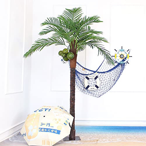 Décor de Palmier, Palmier Tropical Artificiel avec Tronc Debout, Faux Palmier pour, Palmiers artificiels pour l'extérieur 2 m