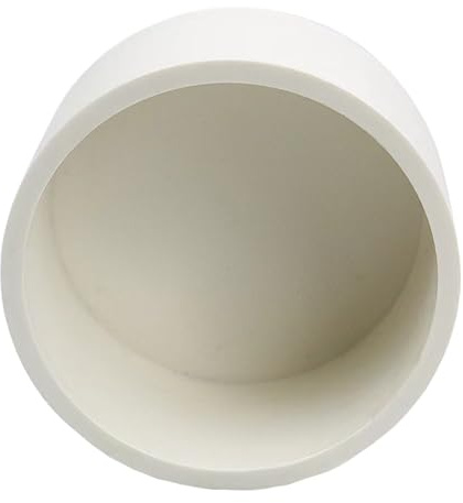 6inch White PVC Pipe End Cap Plug, PVC Pipe Plug Socket Fittings, PVC Fitting Connector for Building Furniture, Pool Products, Greenhouse, Shed and Tent Connection, Schedule 40