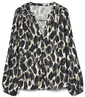 VERO MODA Damen Vmfanini L/S Shirt WVN Btq Ga Vmfanini L/S Shirt WVN Btq Ga (1er Pack)