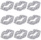 GORGECRAFT 12Pcs Kiss Lip Iron on Patch Rhinestone Sticker Crystal Hotfix Transfer Decals Decorative Bling Applique for T-Shirt Clothing Jacket Hat Bag Valentines DIY Embroidered Art Sewing Craft