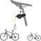 TechVizrs Tow Rope Bicycle Children, 2 m Bicycle Traction Rope Universal Automatic Retractable Bicycle Tow Strap Elastic Load Capacity 120 kg for MTB, E-Bike, City Bike