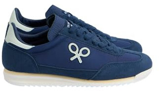 SILBON Zapatilla Vintage Azul para Hombre Talla 41