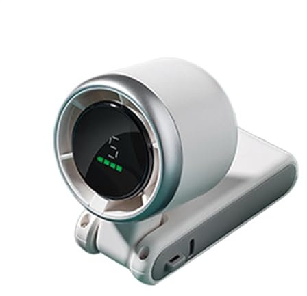 Small Pocket Fan, Portable Handheld Fan, Small Personal Foldable Desk Fan, 5 Adjustable Speeds, Long Battery Life, Digital Display for Travel