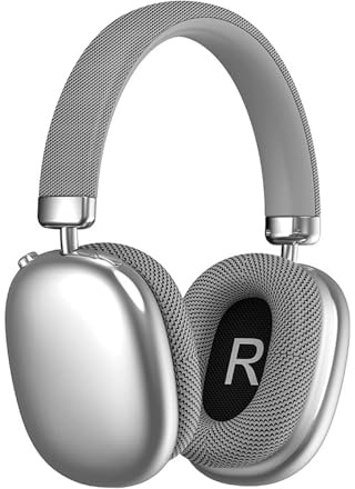 AndThere Over Ear Headphones Wireless Bluetooth, Over Head Foldable Noise Cancelling Headphone On Ear Headset with HD Mic/FM/TF, Lightweight Overhead Headphones for Running Gym Sports PC Gaming