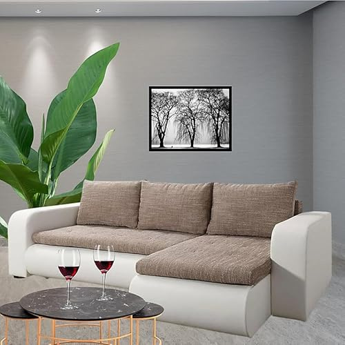 Agritrade AK L-Shaped Corner Sofa Bed with Storage Reversible Side Pull Out Sleep Function White and Beige - BROOKLYN