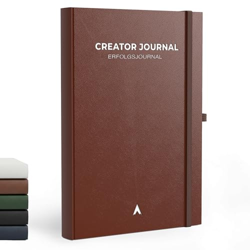 CREATOR JOURNAL Erfolgsjournal [ORIGINAL] - Journal Buch für Fokus, Struktur & Motivation (inkl. Videokurs) - Tagebuch für Erwachsene, Planer, Tagesplaner