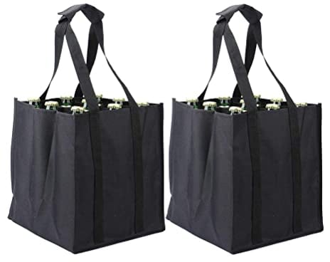 Tebery 2 Pack 9 Bottle Bag Carrier Compartments for 9 Wine Bottles. Divider Suitable for 6 x 1.5 Litre Bottles, Jars, Tins, Vials and Containers