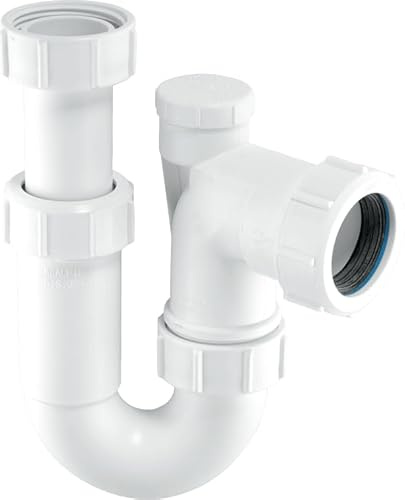 McAlpine Adjustable Inlet Tubular Swivel Anti-Syphon P Trap MCALPINE-ASE10V