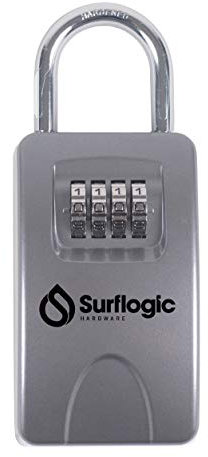 Surflogic 59131 - Candado Guarda Llaves Standard, Plata, 76 x 190 x 45 mm