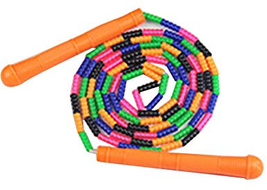 Bestgift Fitnessgeräte Fitness Anti-Rutsch Griffen für das leichte Training, Gewichtsabnahme, Ausdauertraining Verwicklungsfreie Ausdauer & Abnehmen Jump Rope Springseil Orange Griff 2,8 m