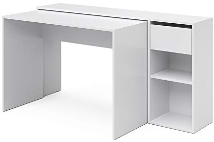 Vicco Schreibtisch Ben, Weiß, 145 x 46.4 cm