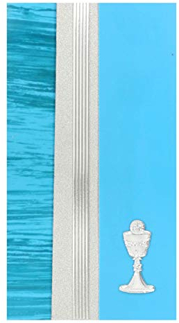 Pracht Creatives Hobby 7073-20895 Wachsplatten Mix türkis / silber, 3 halbe Wachsstreifen mit einem Motiv, ca. 200 x 50 x 0,5 mm, zum Modellieren und Verzieren von Kerzen