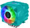 Iceberg Thermal IceSLEET X7 Double refroidisseur de processeur Intel et AMD 7 caloducs plaqués nickel double tour compatible ARGB AM5 LGA 1700 Kit de montage disponible FOC