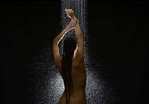 wandmotiv24 Fototapete Fotografie Frau Akt, XS 150 x 105cm - 3 Teile, Wanddeko, Wandbild, Wandtapete, nackt sexy erotisch Dusche M6513