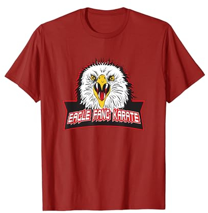 Cobra Kai Herren T-Shirt Eagle Fang Logo Rot S