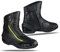 BI ESSE -Stivali Moto In Pelle,Scarpa Per Motocicletta Impermeabile,Traspiranti,Stivaletti Invernali Strada,Protezione Caviglia (Nero/Fluo, Sistema Taglie Calzature EU, Adulto, Numero, Media, 40)