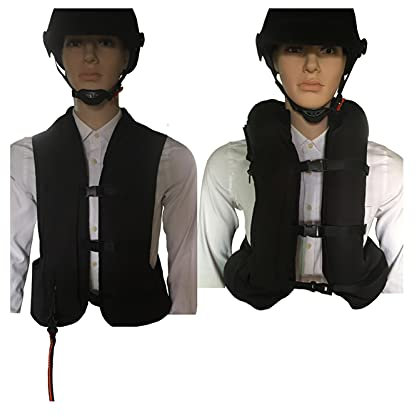 Gilet Airbag Da Ciclismo Da Uomo 0,15 Secondi Per Attivare Il Giubbotto Dell'airbag Tessuto Resistente All'abrasione, Morbido E Facile Da Pulire, Adatto A Ragazzi, Ragazze E Bambini Gilet airbag moto