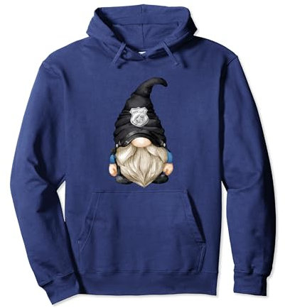 Lustiger Gartenzwerg für Polizei, Papa und Gramps Pullover Hoodie