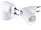 tlidfgeo 2 Stück E27 Lampenfassung mit Schalter Eu-Stecker Adapter Steckdose 180° Drehung E27 Sockel Adapter E27 Lampenfassung Steckdose für Küchenlampe Garagenlampe
