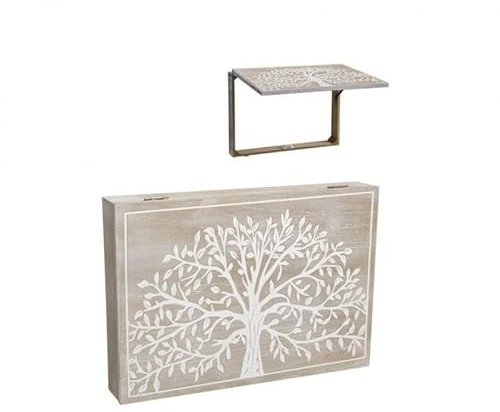 DAMDAM GO | Tapa Contador de Luz Cubre Cuadros Electricos Nórdico de Madera - Arbol de La Vida