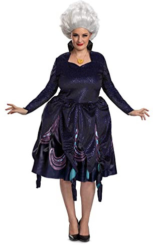Erwachsene Little Mermaid Live Action Deluxe Ursula Kostüm, Little, Extra Large (18-20)