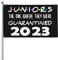Quarantäne-Flagge der Klasse 2023 für Junioren, 9,1 x 1,5 m, UV-beständig, langlebig, hochwertige Dekoration, Hof, Innengarten, Banner