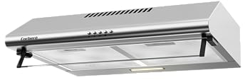 Corbero - Campana Convencional 60 cm | SELATI640X | Caudal 400 m3/h | Inox | 191,5 W | 3 Velocidades | 2 Filtros Aluminio | Filtro Carbon | Eficiencia Energética D, Inox