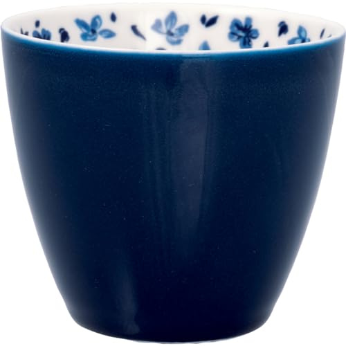 GreenGate Dahla Inside Latte Cup Blue 0,35l