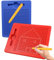 AIVORO 2 Stück Kinder Magnetische Zeichenbretter: Kinderdas Magische Magnetspiel - Kleines Magnetisches Stahlkugel Zeichenbrett mit Stift, Magnet Spielzeug für Kinder Ab 3 Jahre (Rot, Blau)