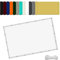 Toldo Vela Rectangular 0.8 x 1.4 m Impermeable Vela de Sombra Toldo Resistente al Agua con Ojales y Cuerdas Rayos UV HDPE Toldo Resistente para Camping, Blanco