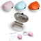 The Mujen Contact Lens Case Kit, Cute Color Book Fox Contact Lens case with remover tool, Portable contact lens travel storage kit with mirror, container, tweezer, holder (Pink_Fox)