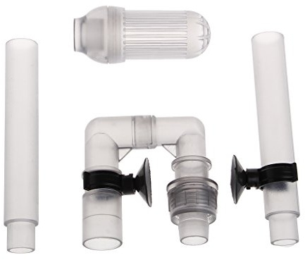 ZICHENXR Parti del filtro del contenitore per acquari esterni dell'ingresso dell'acquario Set adatto per con tubo da 12 mm