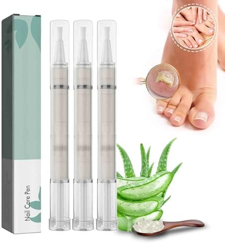 Nail Care Pen Fungus - Foot Care Repair Pen, 3PCS, Aloe Vera & Tea Tree Oil for Ingrown & Thick Nails