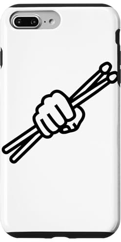 Coque pour iPhone 7 Plus/8 Plus Baguettes de batterie amusantes pour homme et femme