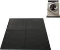 AVOID Tapis Anti Vibration Machine à Laver 60x60 Cm - Absorbe Chocs et Bruits - Antidérapant, Insonorisant, Découpable - Pour Sèche-Linge, Industriels - Accessoires pour Lave-linge, 1cm, Noir
