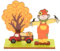 Cabilock Stehtischschilder Outdoor- Tischdekoration zum Erntedankfest thanksgiving dekoration thanksgiving decoration Tischdekoration für Thanksgiving-Partys Herbst-Desktop- Holz