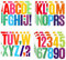 9 Blatt Buchstaben Aufkleber Zahlen Aufkleber, 7,6 cm Bunte Klebebuchstaben Wetterfest, Selbstklebende Buchstaben für Briefkasten-Aufkleber Name, Basteln, Schilder, Poster, Fenster
