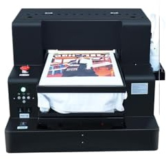 DTG -Drucker A3 Größe T -Shirt -Druckmaschine L805 Modell Flathe direkt zum Kleidungsdrucker Kompatibel mit Kleidung, die mit verschiedenen Kleidungsstücken kompatibel ist(A3 DTG Printer1)