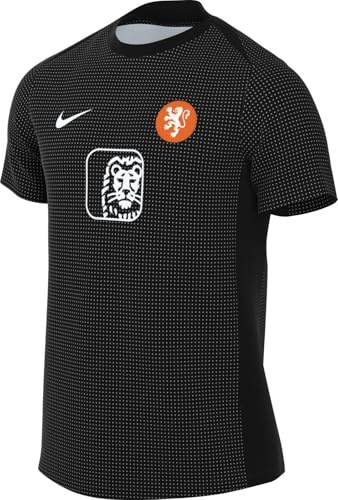 Niederlande Academy Pro Nike Dri-FIT kurzärmeliges Pre-Match-Fußballoberteil für Herren, FZ9712