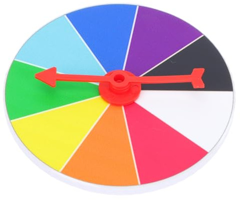 Warmhm Roue De Jeu De Dessin Rotative Murale 10 Cm Plateau Tournant pour Prix Amusant, pour Fêtes, Classes Et Événements