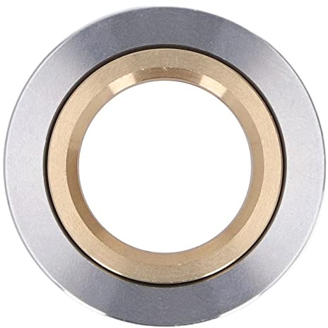 OVAQUIXI Fidget Mechanic Ring Toy Edelstahl Angst Lindern Rotation Gyro für Bürobus Fokussiert