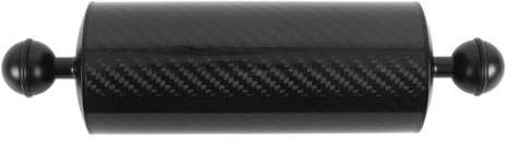 Ludom Carbon Fiber Underwater Float Arm for Ultralight Water Arm Dual 1 Inch Ball Buoyancy Floating Lighting System for Diving Tray (Black, D60mm, 8)
