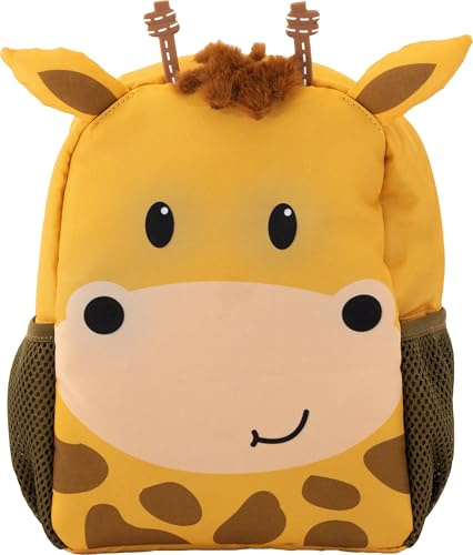 EBERHARD FABER - Kindergartenrucksack Mini Kids Giraffe | Leichter Kinderrucksack mit 5,5 L, gepolstertem Rücken für Kita und Freizeit