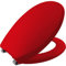 BEMIS Buxton Ultra-Fix Thermoplastic Chicago Red Toilet Seat. Non Slip Toilet Seat with Adjustable Chrome Hinges. Plastic Toilet Seat, Universal Toilet Seat, Easy to Clean & Quick Installation, Red