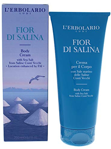 L'Erbolario, Crema Corpo Fior di Salina, Note Acquatiche e Aromatiche, 200 ml