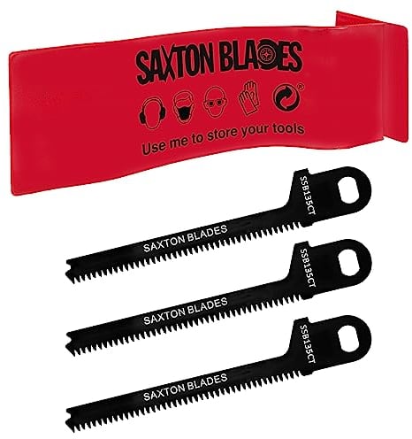 Saxton SSB135CT Lot de 3 lames à bois et plastique pour scie Scorpion Black & Decker