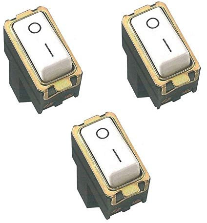 Interruttore Bipolare 2P 16A Tipo Magic In Confezione Da 3 Interruttori